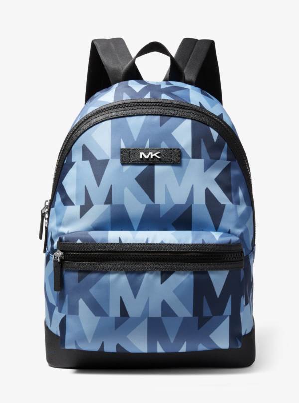 Panske Batohy Michael Kors Cooper Graphic Logo Woven Modre - Tasky Michael Kors Slevy | ZJROK-2746